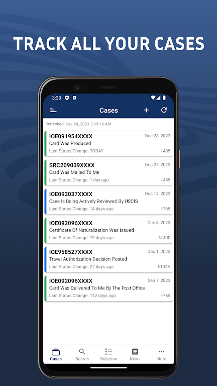 Case Tracker US Immigration Screenshot2