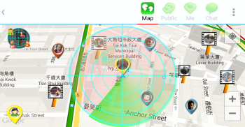 MapChat Screenshot1