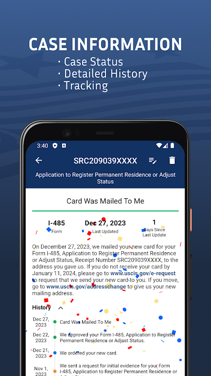 Case Tracker US Immigration Screenshot3