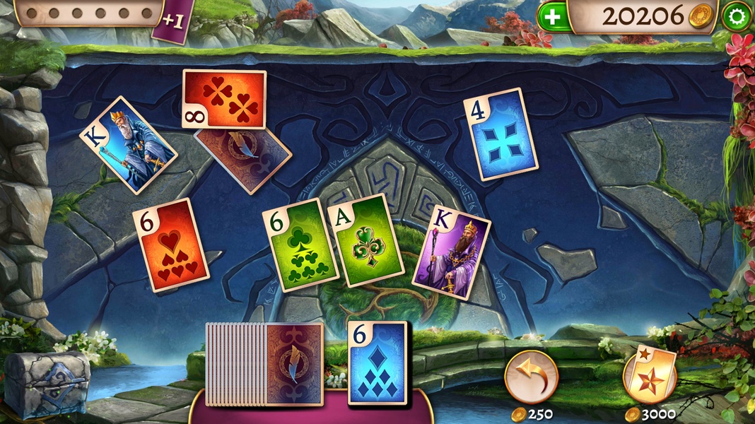 TriPeaks Solitaire Cards Queen Screenshot1