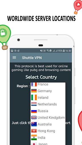 Shuttle VPN : Secure VPN Proxy Screenshot3