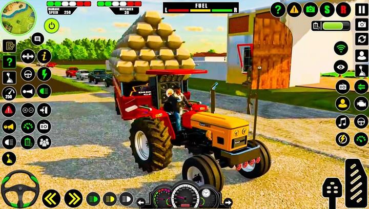 Indian Tractor Driving 3D Game Screenshot3