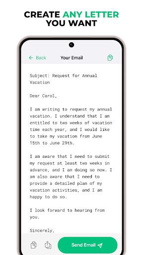 Friday: AI E-mail assistant Screenshot2