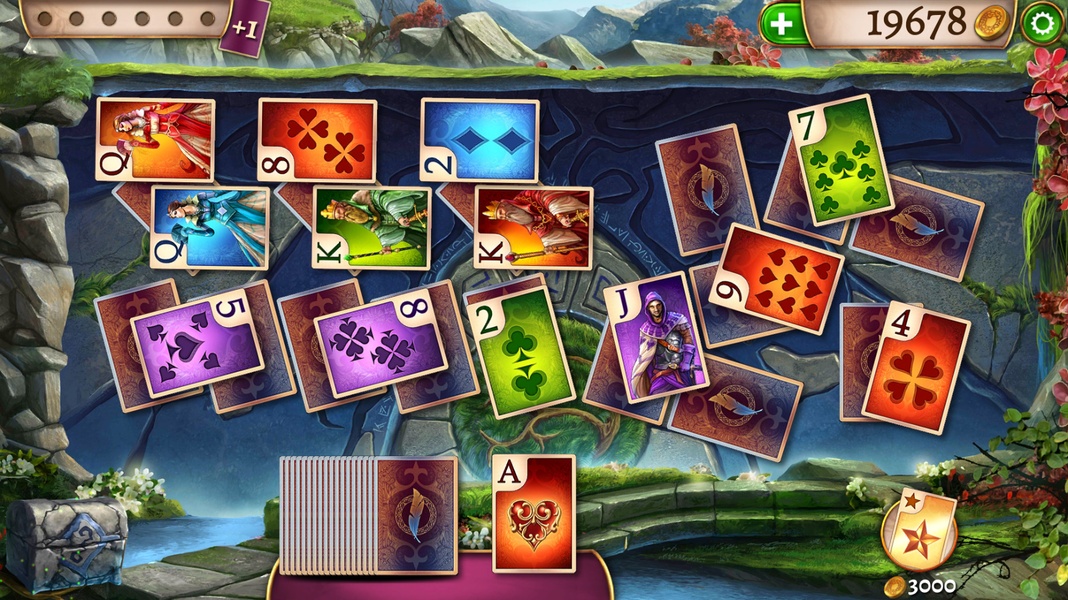 TriPeaks Solitaire Cards Queen Screenshot2