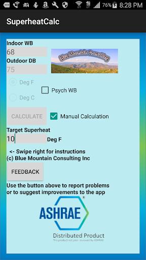 HVAC Superheat Calculator Screenshot2