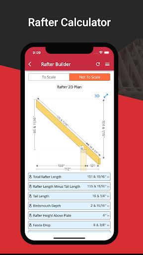 RedX Roof - Rafter Calculator Screenshot1