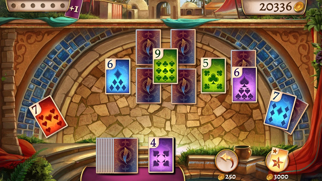 TriPeaks Solitaire Cards Queen Screenshot3