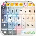 Free Glass Emoji Keyboard Skin APK