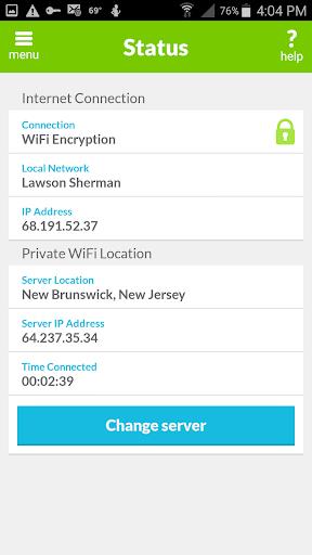 Private WiFi™ Mobile for AOL Screenshot4