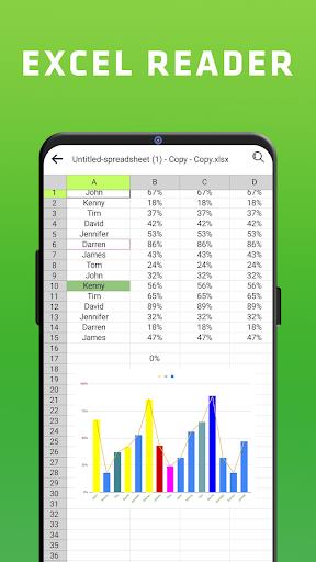 Edit Excel Spreadsheets Reader Screenshot2