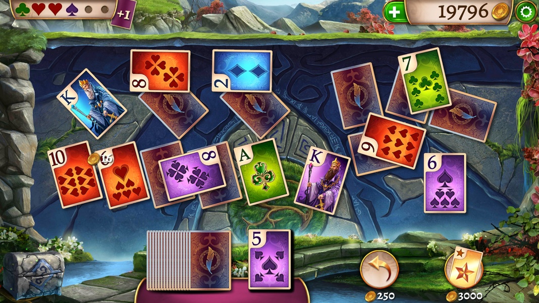 TriPeaks Solitaire Cards Queen Screenshot4