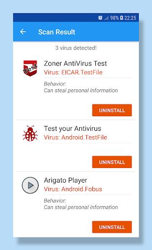 1 Antivirus: one Click to Scan Screenshot3