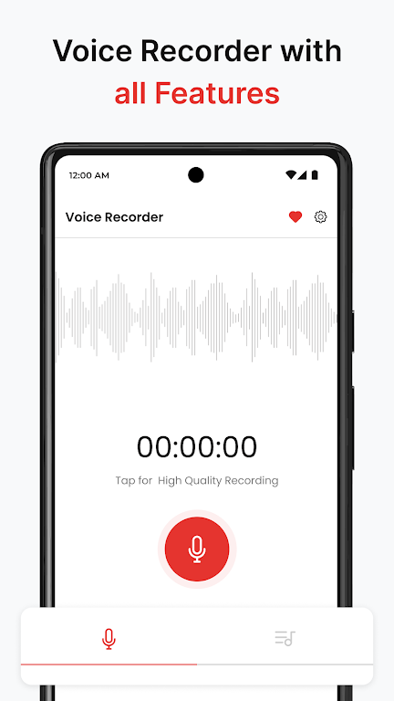 Voice Recorder - Audio Memos Screenshot1