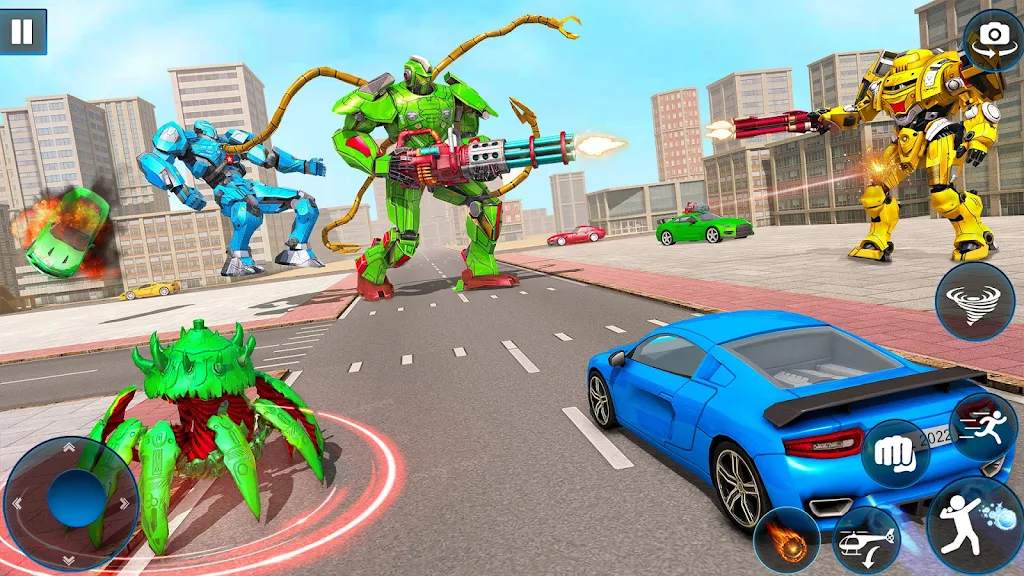 Octopus Robot Car Robot Game Screenshot3