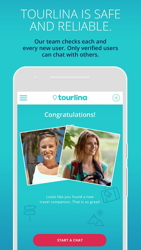 Tourlina - Female Travel App Screenshot1