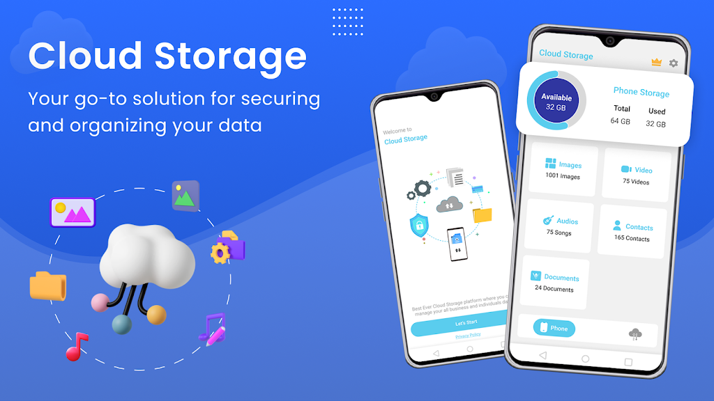 Cloud Storage: Restore, Backup Screenshot1