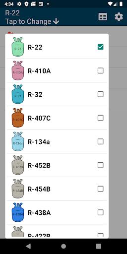 HVACR Check & Charge Screenshot1