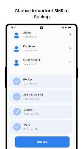 Contact SMS Backup Screenshot3