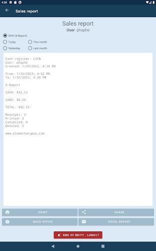 Elementary POS - cash register Screenshot18