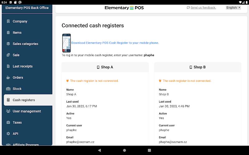 Elementary POS - cash register Screenshot22