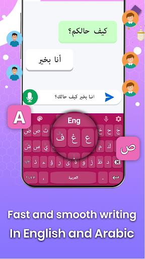 Arabic Keyboard with English Screenshot1