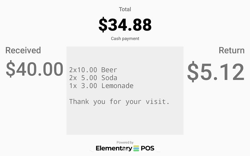 Elementary POS - cash register Screenshot15