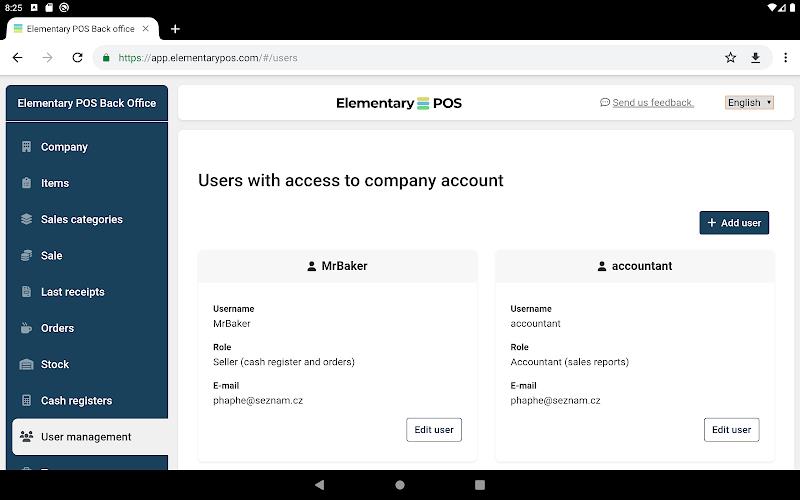 Elementary POS - cash register Screenshot23