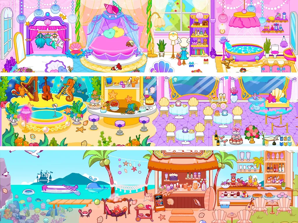 Princess Town: Mermaid Games Screenshot3