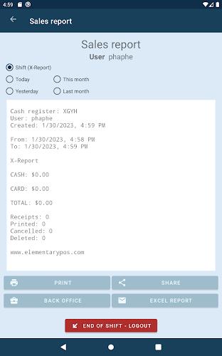 Elementary POS - cash register Screenshot10