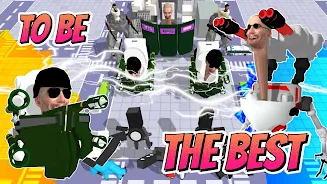 Merge Toilet Fight Battle Screenshot3