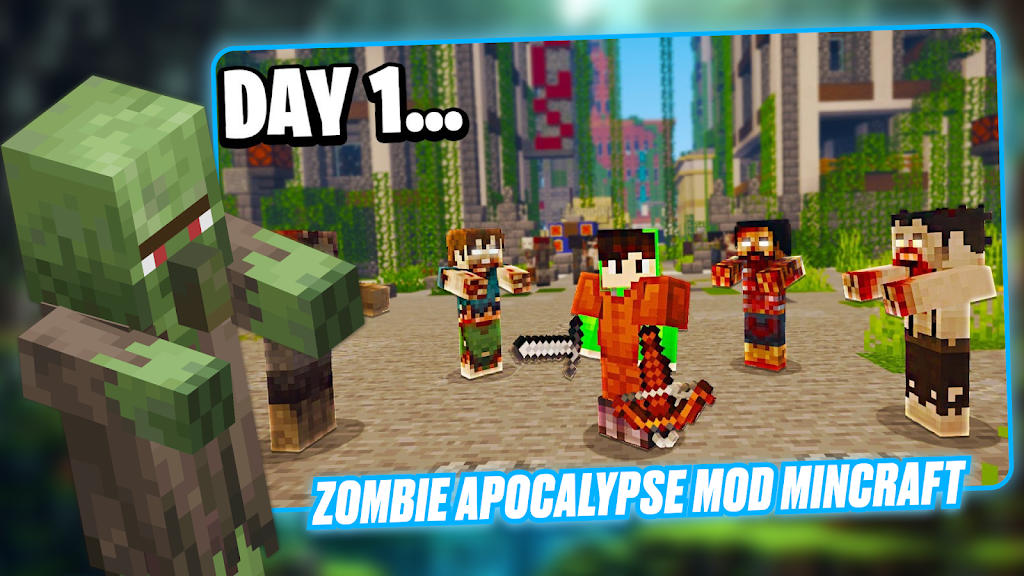 Zombie Apocalypse Mod Mincraft Screenshot1