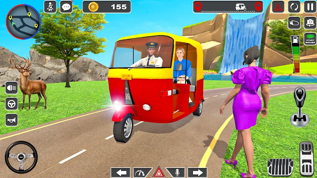 CNG Rickshaw Game TukTuk Auto Screenshot2