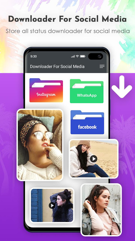 Downloader for all Social Media Download Saver app Screenshot3