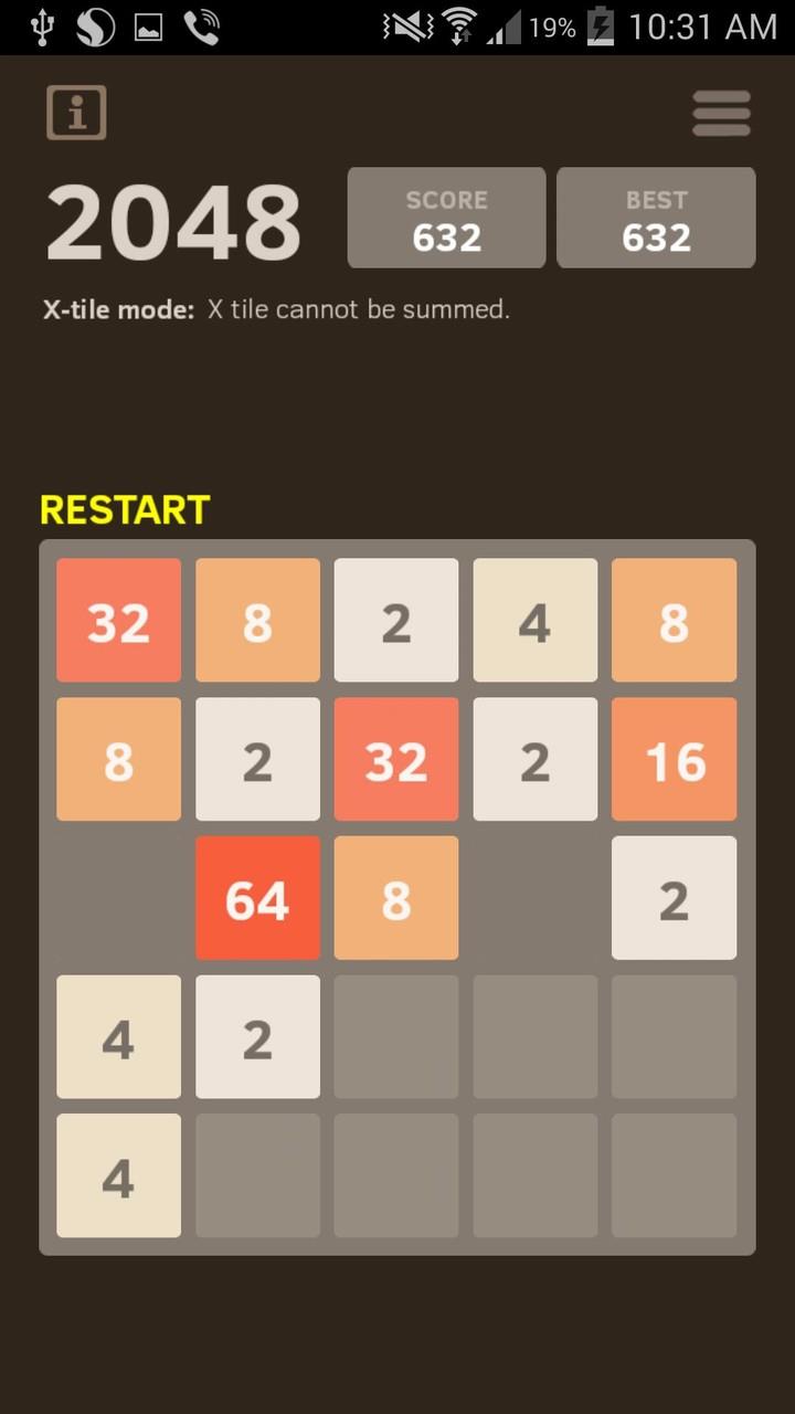 2048 Number puzzle game Screenshot2