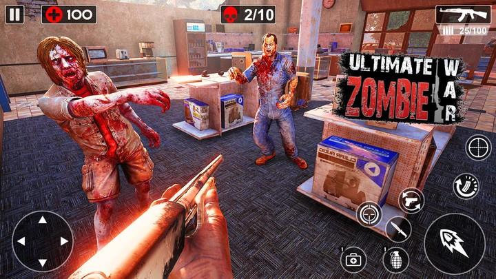 Zombie Games 2022: 3d fps War Screenshot2