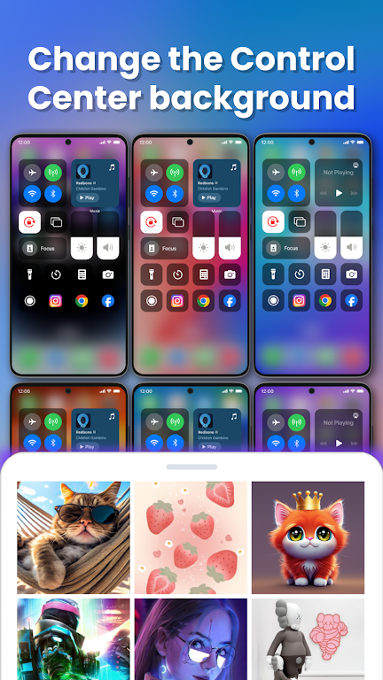 Control Center Simple IOS 17 Screenshot3