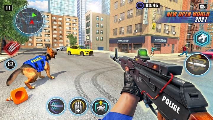 US Police Dog Bank Crime Chase Screenshot2