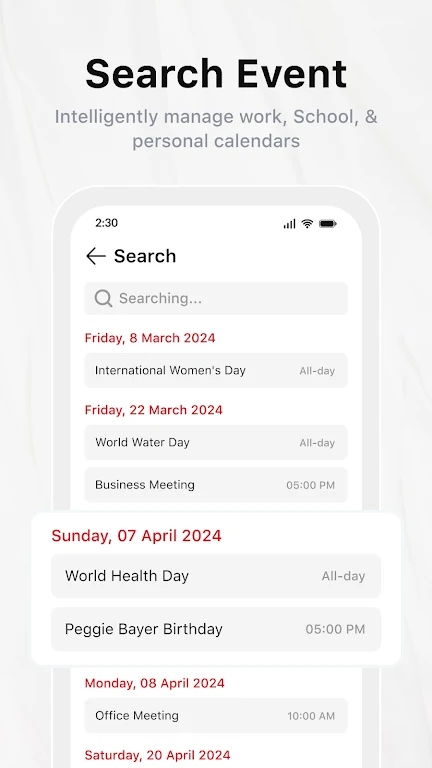 Calendar 2024 Screenshot3