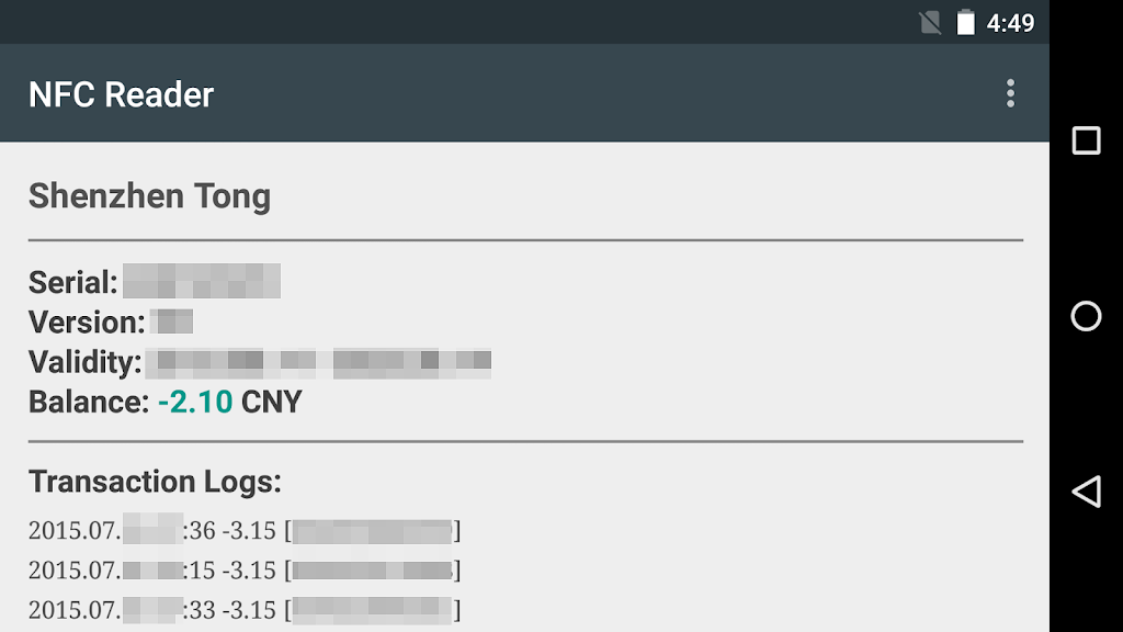 NFC Reader Screenshot3