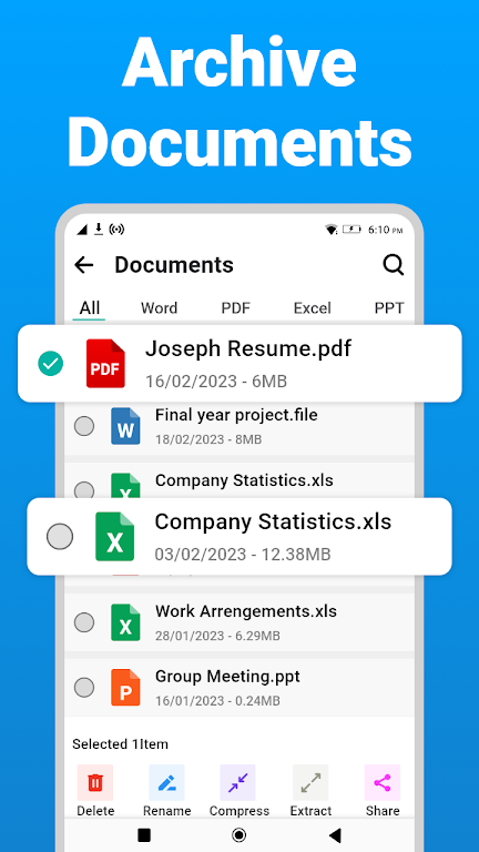 Zip Extractor - UnZIP, UnRAR Screenshot2