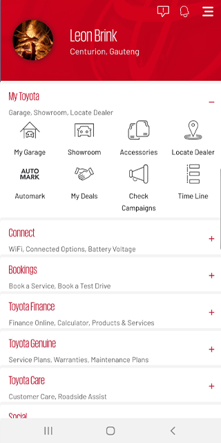 MyToyota Screenshot1