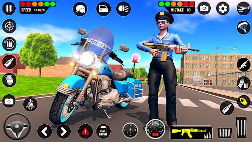 Police Highway Chase in City - Crime Racing Games Screenshot2