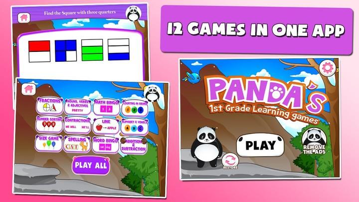 Panda 1st-Grade Learning Games Screenshot1