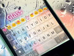 Free Glass Emoji Keyboard Skin Screenshot3