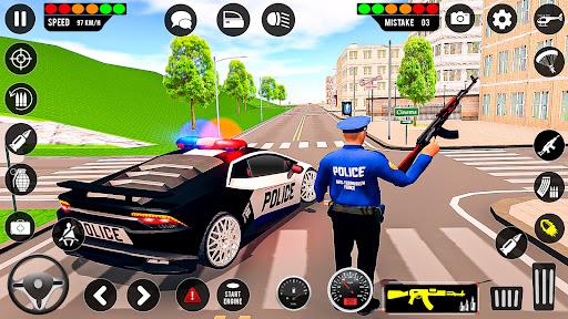 Police Highway Chase in City - Crime Racing Games Screenshot4