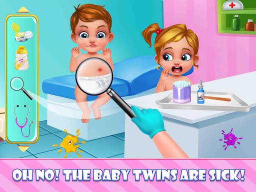 Newborn Sweet Baby Twins 2: Baby Care & Dress Up Screenshot4