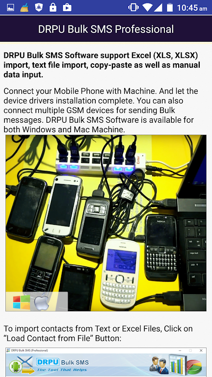 Bulk SMS Software Mobile help Screenshot3