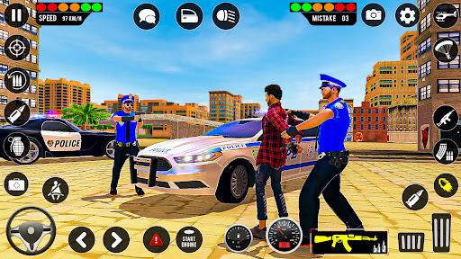 Police Highway Chase in City - Crime Racing Games Screenshot1