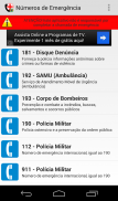 Brazilian Emergency Numbers Screenshot2