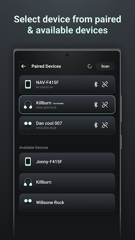 Bluetooth volume controller Screenshot4